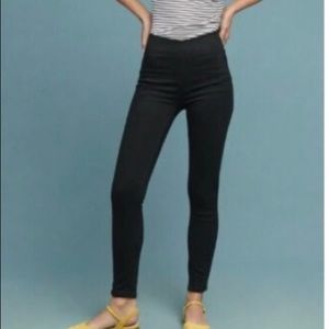 Anthropologie Pilcro high-rise Demin legging black